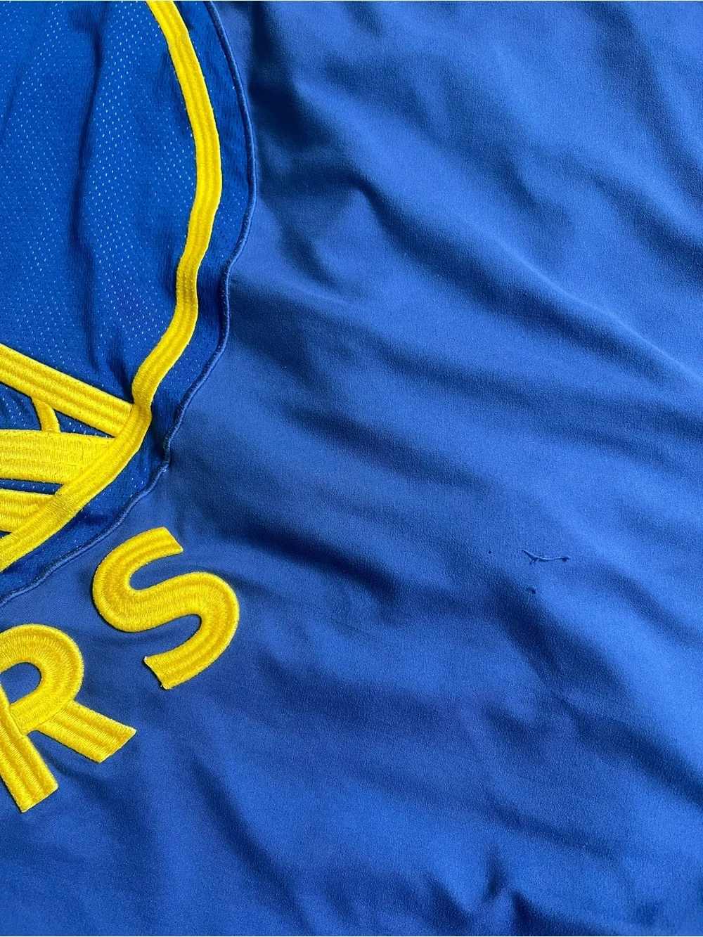 Pottery Barn x Golden State Warriors duvet cover Blue & Yellow twin GUC 68x86